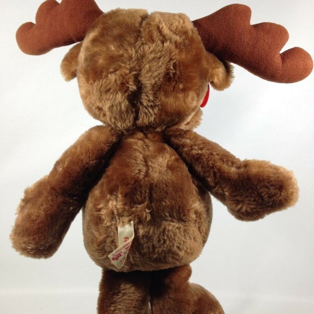 Russ Radar Plush Reindeer Holiday Toy 16in. - Picture 6 of 8
